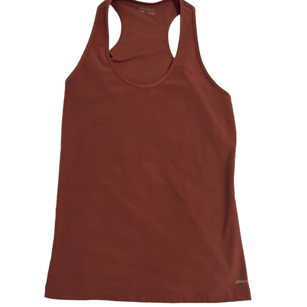 Eddie Bauer Women's Rust Athletic Racer Back Top